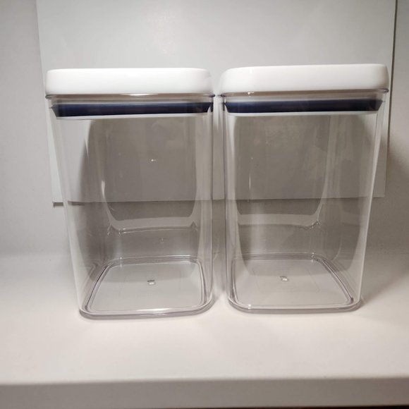 NEW Set of 2 Pantry Kitchen Food Storage with Lids Canister Storage Orga… - Picture 2 of 11